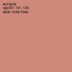 #CF897B - New York Pink Color Image